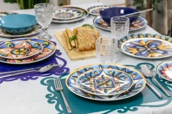 Viadurini Kitchen Besteck Set-Design Servierbesteck aus Satin Stahl 24 Stück komplett - Fayette