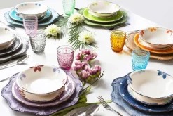 Viadurini Kitchen Besteck Set-Design Servierbesteck aus Satin Stahl 24 Stück komplett - Fayette