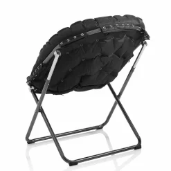 Viadurini Living Moderne Sessel-Design Sessel aus hellgrauem Samt mit schwarzer Metallstruktur - Tronia