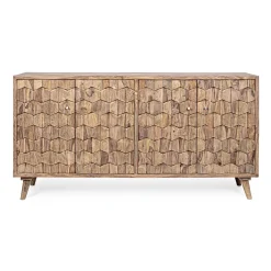 Viadurini Living Sideboards-Design Sideboard aus Sheeshamholz mit 4 Türen Homemotion - Fregene