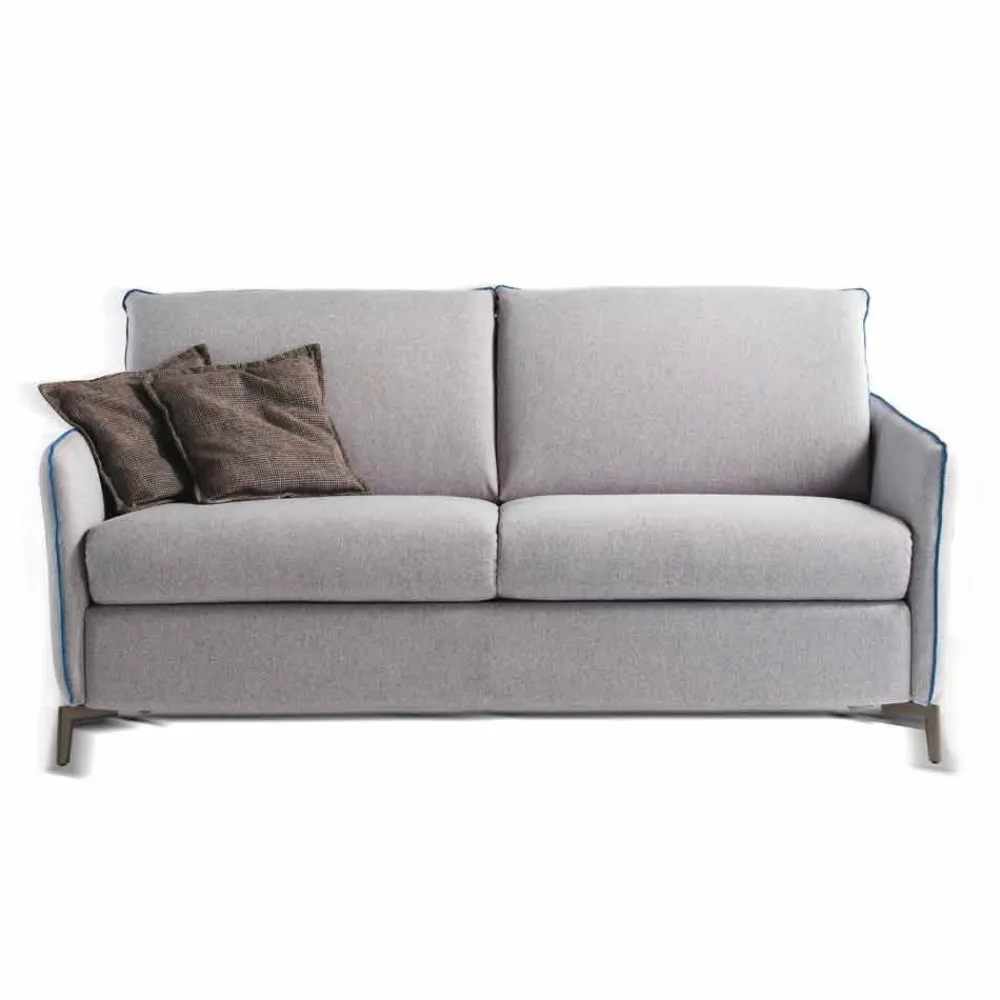 Stile Relax Moderne Sofas-Design 3-Sitzer Sofa L 185cm Stoff / Öko-Leder made in Italy Erica