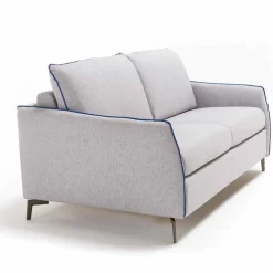 Stile Relax Moderne Sofas-Design 3-Sitzer Sofa L 185cm Stoff / Öko-Leder made in Italy Erica