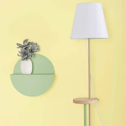 Viadurini Lighting Designer Stehlampen-Design Stehleuchte aus Stahl, Esche und Messing Made in Italy - Pitulla