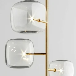 Viadurini Lighting Designer Stehlampen-Design Stehleuchte mit glänzender Metallstruktur Made in Italy - Donatina