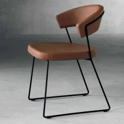 Viadurini Living Vintage Stühle-Design Stuhl aus Metall und Textil made in Italy, Formia