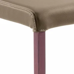 Viadurini Living Moderne Stühle-Design Stuhl für Esszimmer, hergestellt aus Kunstleder, Abbie