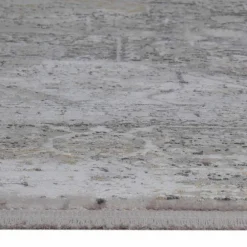 Viadurini Carpets Teppiche-Design Teppich in Grau Beige Viskose und Acrilic mit Zeichnung - Präsident