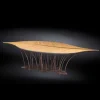 Viadurini Living Esstische Nach Mass-Design Tisch aus Furnierholz Eiche und Nuss Fenice