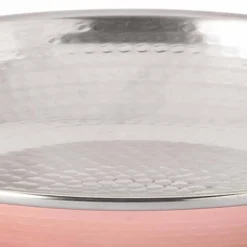 Viadurini Kitchen Küchenzubehör-Design Tisch Obstschale Handgeschlagenes Kupfer Tafelaufsatz 28 cm - Terraemare