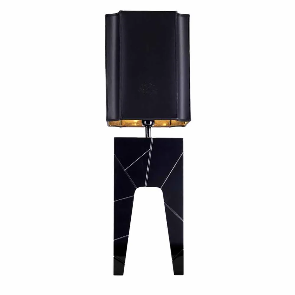 Grilli Design Tischlampen-Design Tischlampe aus Massivholz Zarafa made Italy