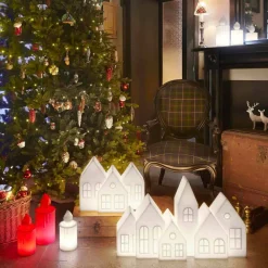 SLIDE Moderne Tischlampen-Design Tischlampe mit weißen oder roten Led Houses Design - Kuusi