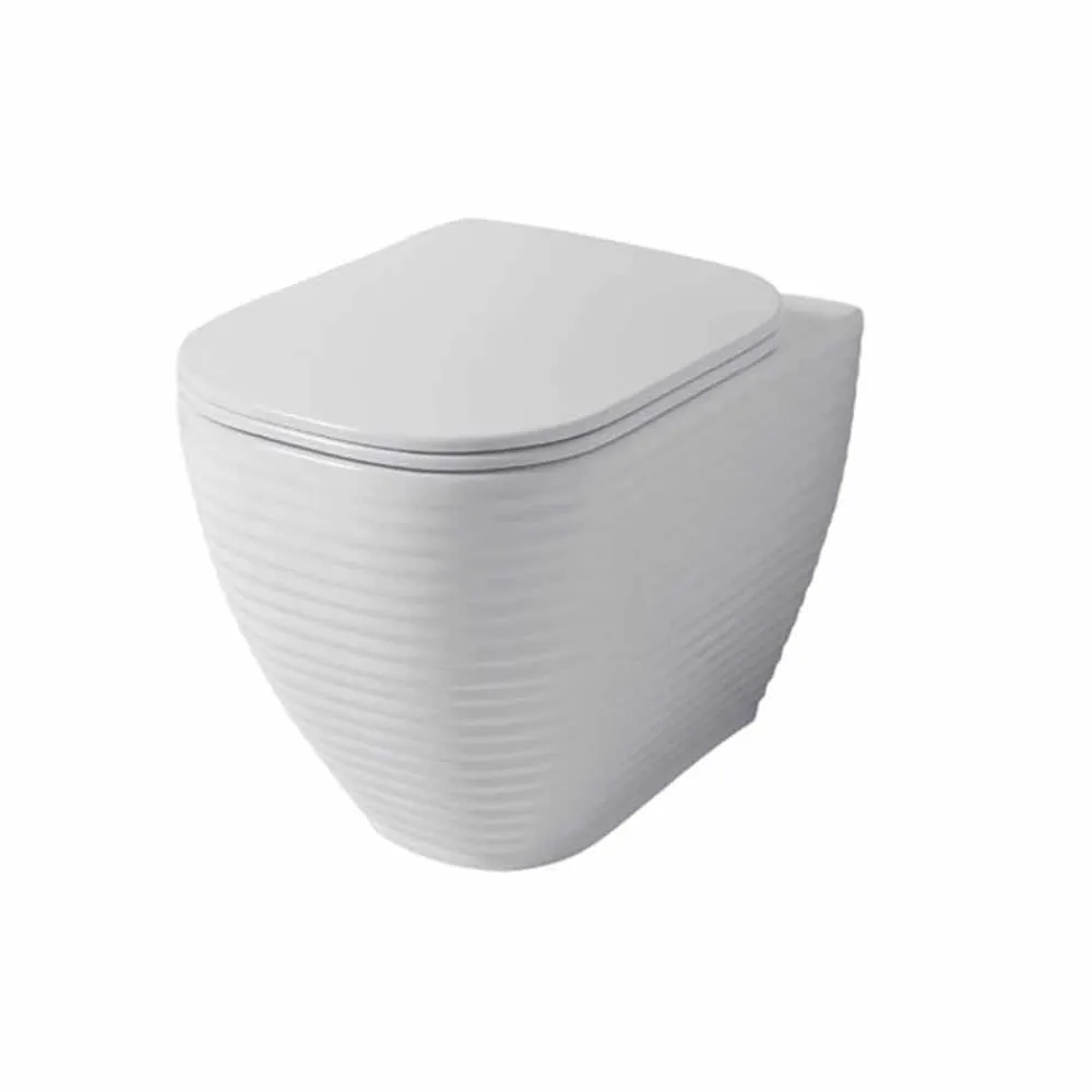 Viadurini Bathroom Wc-Design Toilettenvase aus weißer oder farbiger Keramik Trabia