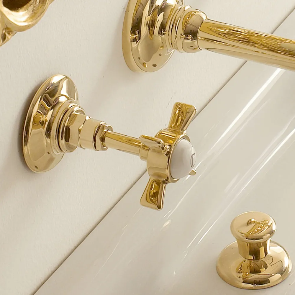 Viadurini Bathroom Waschbeckenarmaturen-Design und Vintage Made in Italy Waschbecken/Wandarmatur