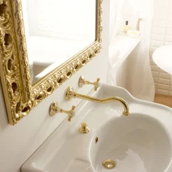 Viadurini Bathroom Waschbeckenarmaturen-Design und Vintage Made in Italy Waschbecken/Wandarmatur