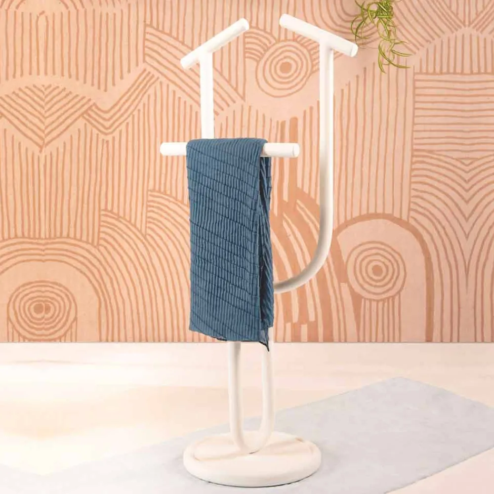 Viadurini Living Garderobenständer-Design Valet Stand aus lackiertem RAL-Stahl Made in Italy - Arcano