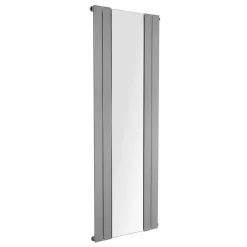 Viadurini Radiators Heizkörper Hydraulisch-Design Vertikaler Badezimmerheizkörper aus Stahl mit 587 W Spiegel - Picchio