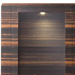 Grilli Vitrinen-Design Vitrin aus Massivholz mit 2 Türen in Italien hergestellt