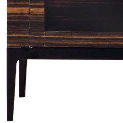 Grilli Vitrinen-Design Vitrin aus Massivholz mit 2 Türen in Italien hergestellt