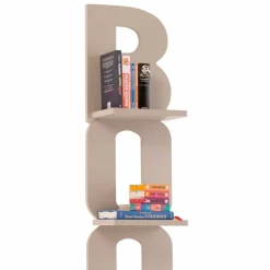 Viadurini Decor Moderne Design Bücherregale-Design Wandbücherschrank mit drei Regalen in Italien handgefertigt Nicla