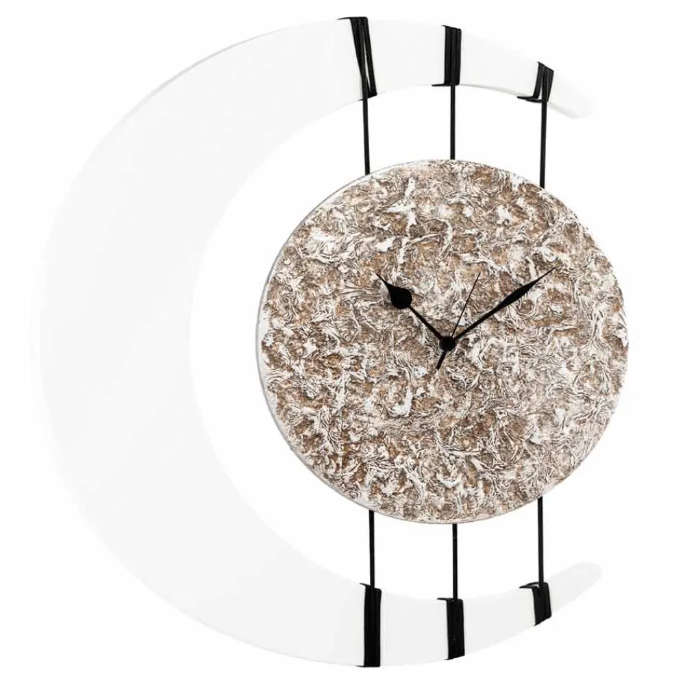 Viadurini Decor Wanduhren-Design Wanduhr an Seilen aufgehängt gefertigt in Italien Jilly