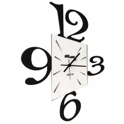 Viadurini Time Design Wanduhren-Design Wanduhr aus Eisen schwarz oder aluminium Made in Italy - Prospi