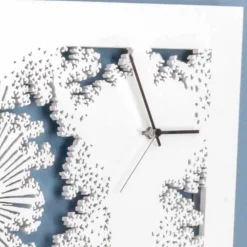 Viadurini Time Design Wanduhren-Design Wanduhr aus weißem Holz oder rechteckiger Taube - Artificio