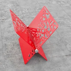 Mabele Zeitungsständer-Design Zeitschriftenständer Rotokalko von , handgefertigt in Italien