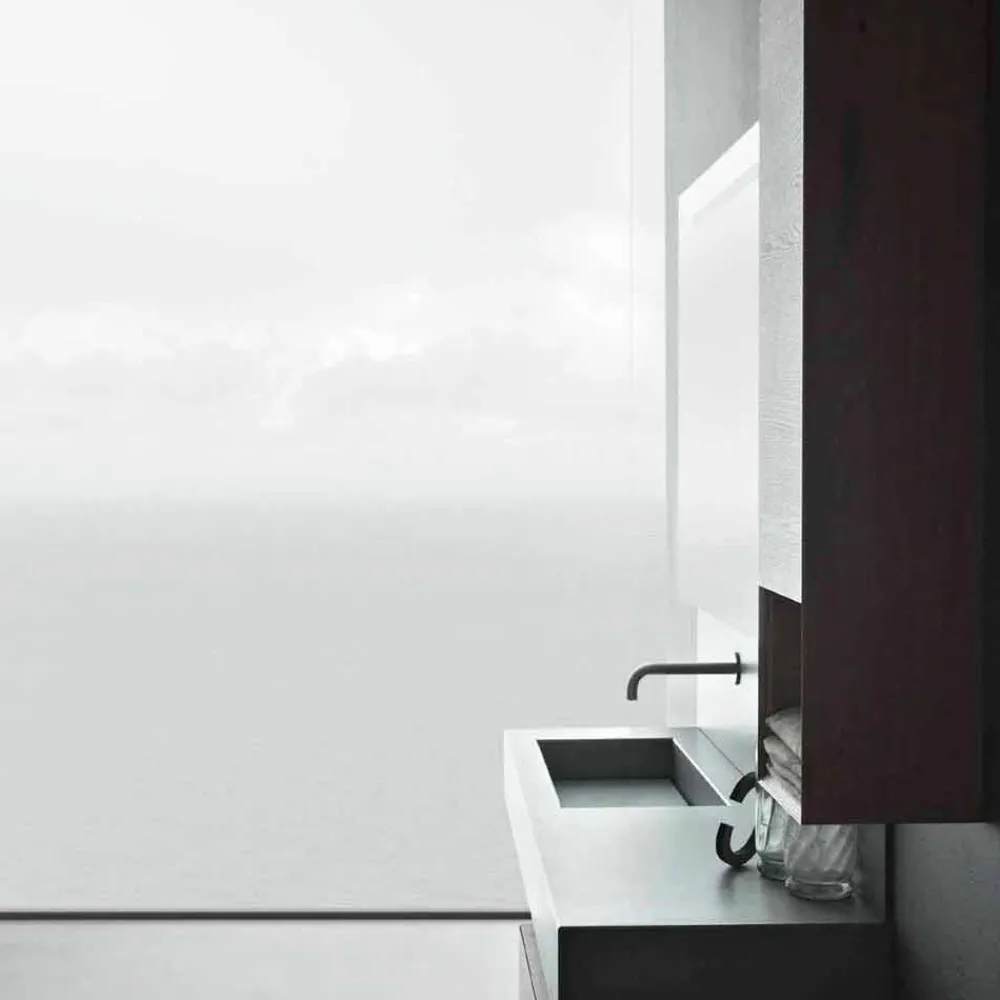 Viadurini Bathroom Badmöbel Hängend-Design Zusammensetzung für Badezimmer Moderne Hängemöbel Made in Italy - Farart2