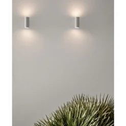 Viadurini Lighting Garten-Wandlampen-Design-Außenwandleuchte aus weißem oder schwarzem Aluminium - Leopida