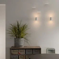 Viadurini Lighting Garten-Wandlampen-Design-Außenwandleuchte aus weißem oder schwarzem Aluminium - Leopida