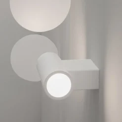 Viadurini Lighting Garten-Wandlampen-Design-Außenwandleuchte aus weißem oder schwarzem Aluminium - Leopida