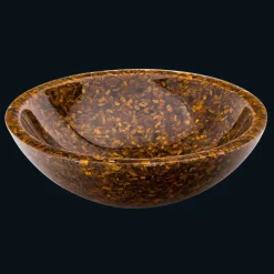 Viadurini Bathroom Harzwaschbecken-Design-Aufsatzwaschbecken mit Aktenheften aus Tigerauge Stein Oua