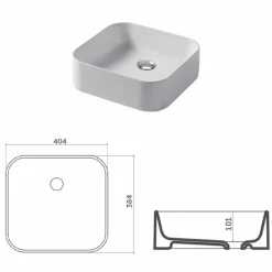 Viadurini Bathroom Keramikwaschbecken-Design-Aufsatzwaschbecken aus Keramik Made in Italy Leivi