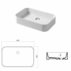 Viadurini Bathroom Keramikwaschbecken-Design-Aufsatzwaschbecken aus Keramik Made in Italy Leivi