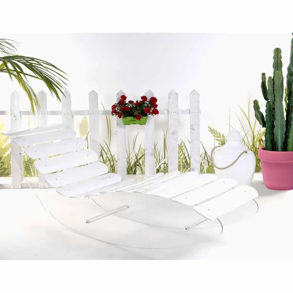 Viadurini Living Recamiere|Recamiere-Designer Chaiselongue aus transparentem Plexiglas, Made in Italy