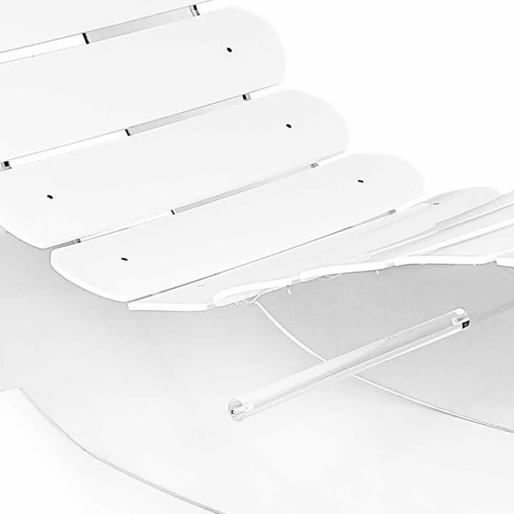 Viadurini Living Recamiere|Recamiere-Designer Chaiselongue aus transparentem Plexiglas, Made in Italy