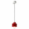 Viadurini Lighting Moderne Pendelleuchten-Designer Pendelleuchte aus roter Keramik, hergestellt in Italien, Asien