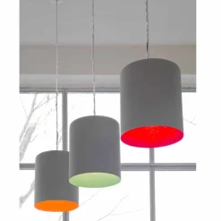 In-es.artdesign Moderne Pendelleuchten-Designer Pendelleuchte Bin Painted Zement