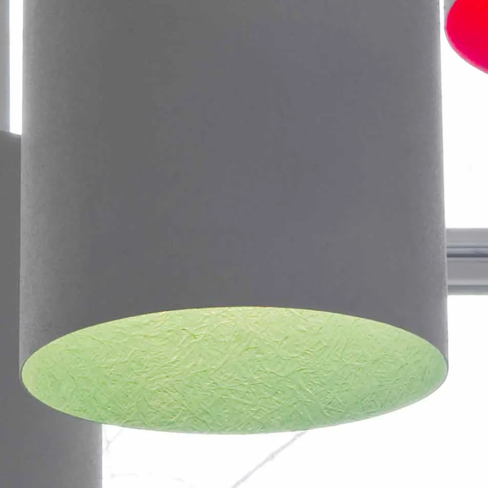 In-es.artdesign Moderne Pendelleuchten-Designer Pendelleuchte Bin Painted Zement