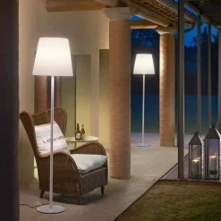 SLIDE Moderne Stehlampen-Designer Stehleuchte aus Metall Ali Baba Steel made in Italy