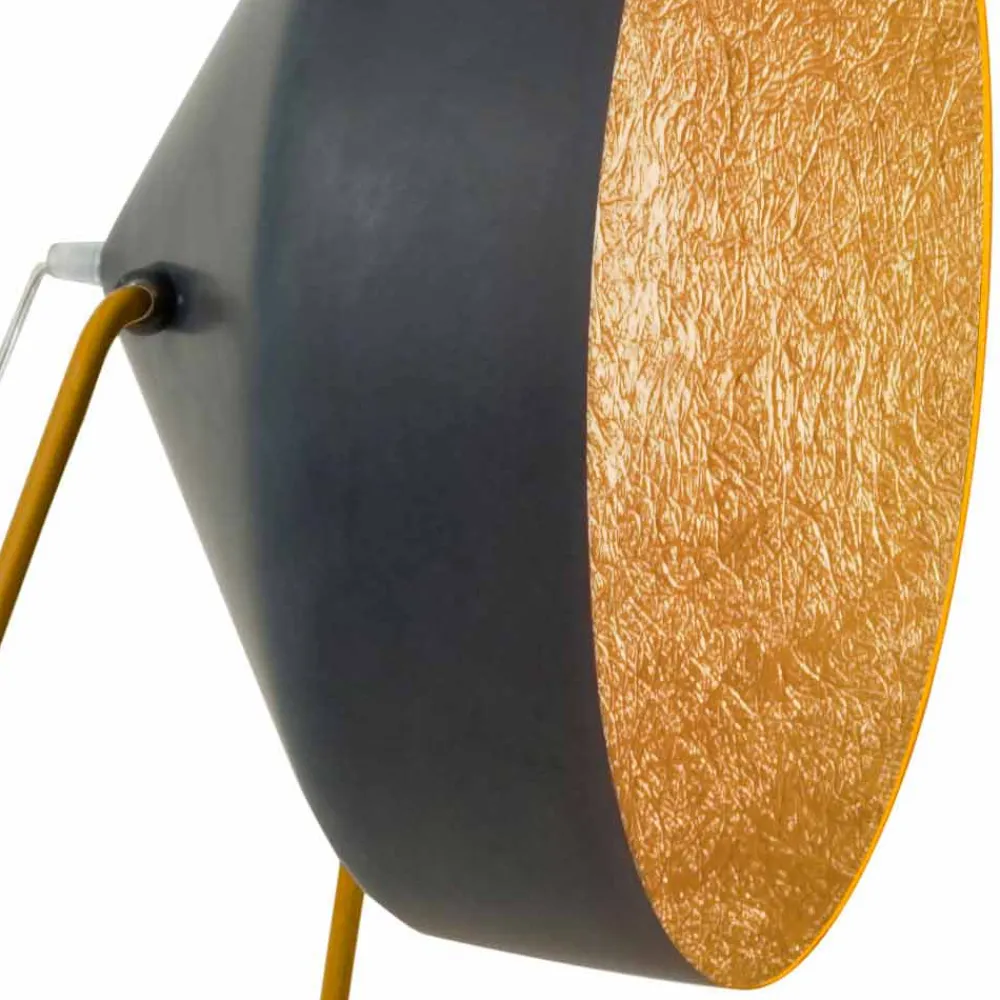 In-es.artdesign Designer Stehlampen-Designer Stehleuchte Cyrcus F Resin Blackboard