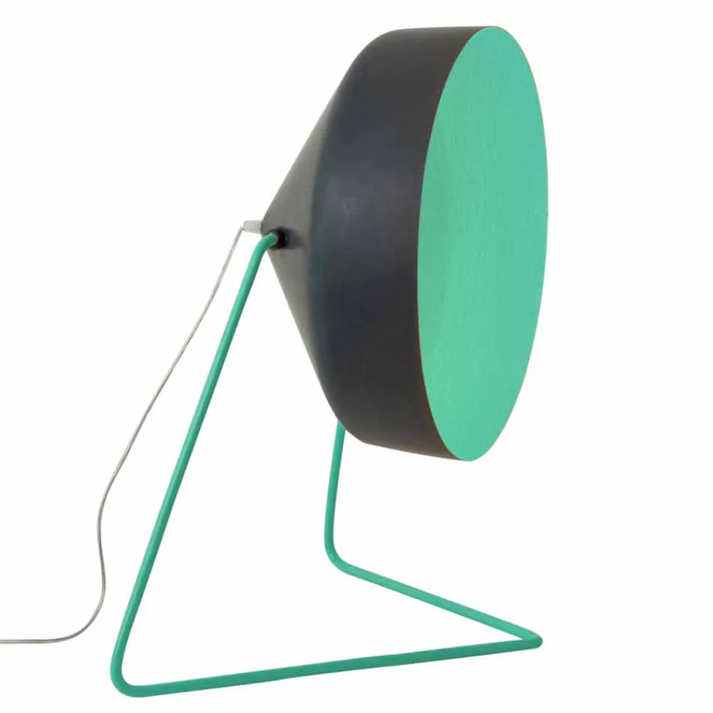 In-es.artdesign Designer Stehlampen-Designer Stehleuchte Cyrcus F Resin Blackboard