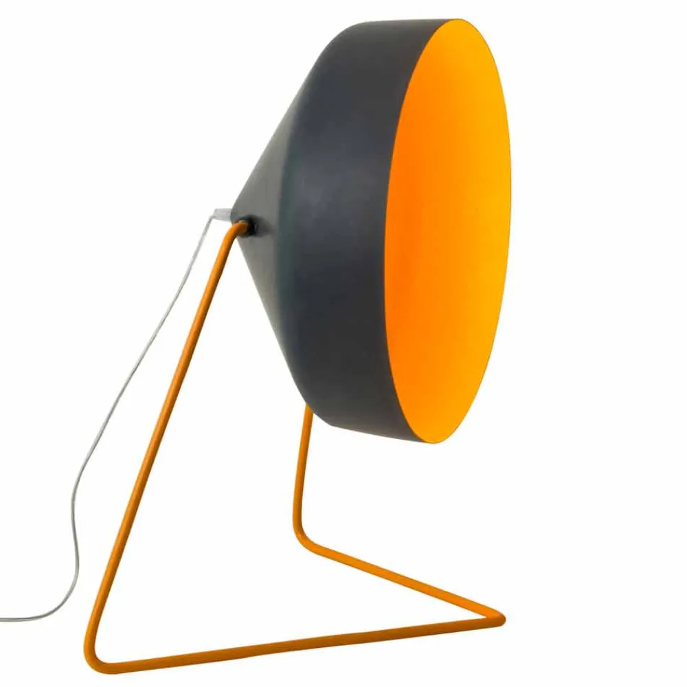 In-es.artdesign Designer Stehlampen-Designer Stehleuchte Cyrcus F Resin Blackboard