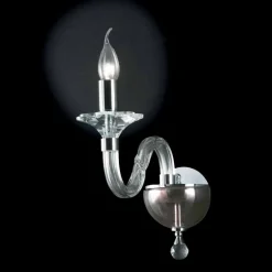 Viadurini Lighting Klassische Wandleuchten-Designer Wandlampe in Ivy Glas und Kristall, made in Italy