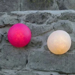 In-es.artdesign Design Deckenleuchten-Designer Wandleuchte Button aus farbigem Nebulite