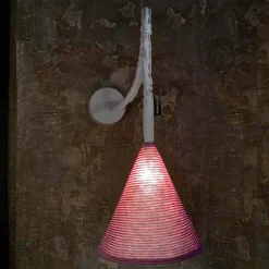 In-es.artdesign Klassische Wandleuchten-Designer Wandleuchte Jazz A Stripe farbige Wolle