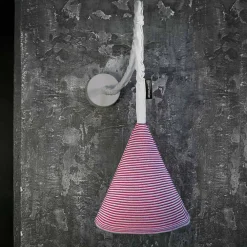 In-es.artdesign Klassische Wandleuchten-Designer Wandleuchte Jazz A Stripe farbige Wolle