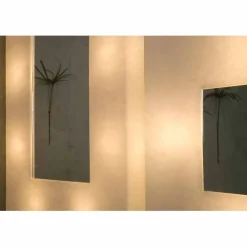 In-es.artdesign Moderne Wandleuchten-Designer Wandleuchte mit Spiegel Ego in Nebulite