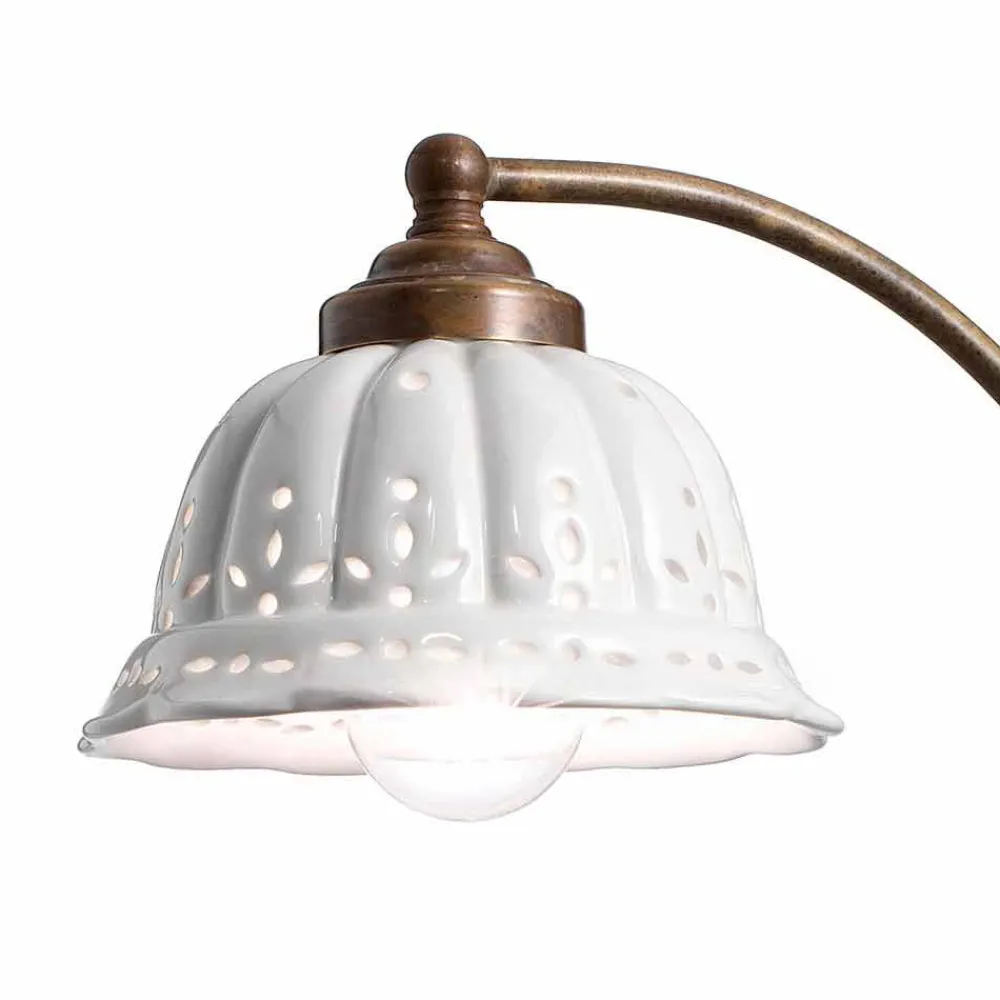 Il Fanale Vintage Wandleuchten-Designer Wandstrahler im Liberty Stil Anita