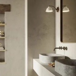 Il Fanale Vintage Wandleuchten-Designer Wandstrahler im Liberty Stil Anita